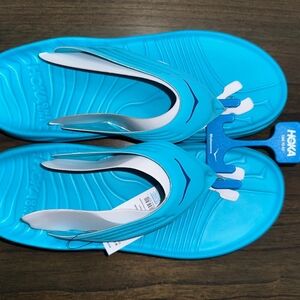 *Brand NEW* Hoka Blue Flip Flops- Men's Size 12